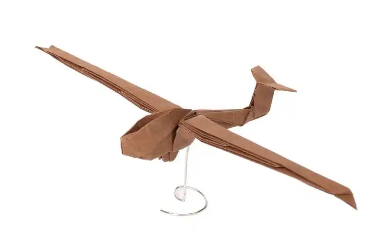 【折纸教程-单纸】无引擎滑翔机 jose maria chaquet ulldemolins