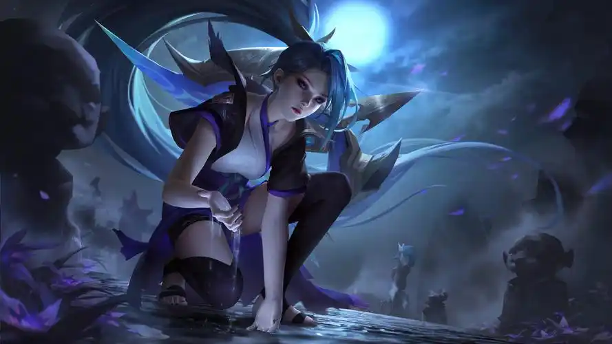 lol英雄联盟 暗夜猎手 vn 薇恩 vayne 灵魂莲华 4k壁纸