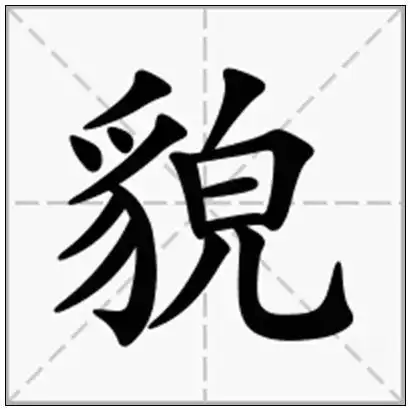 貌的拼音_貌的偏旁_貌的部首 - 在线新华字典