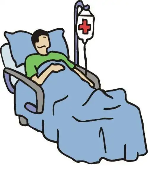 怎样画病人简笔画