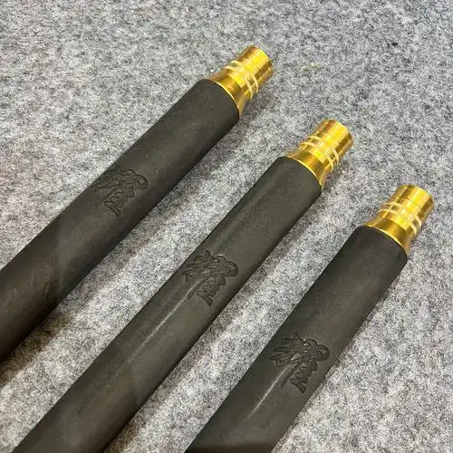 耀金色90独节高端黑坑垂钓钓鱼抄鱼杆飞抄杆抄网杆垂钓装备渔具用