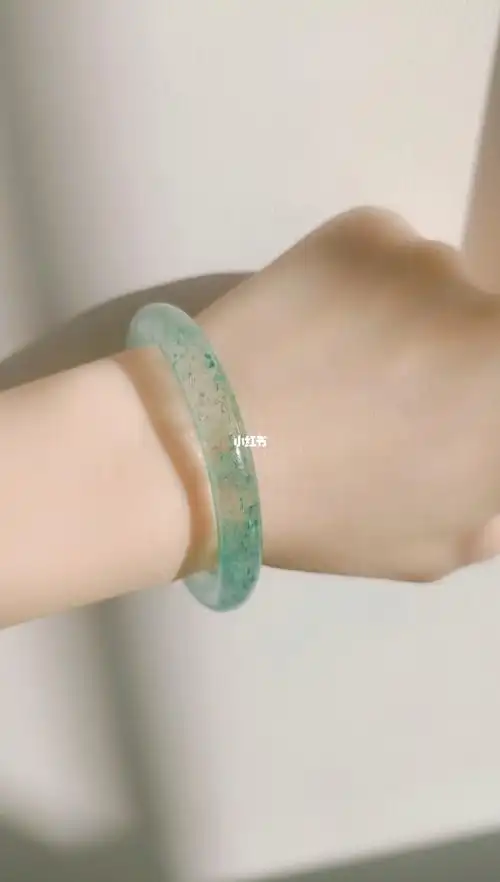 手作绿云母手镯