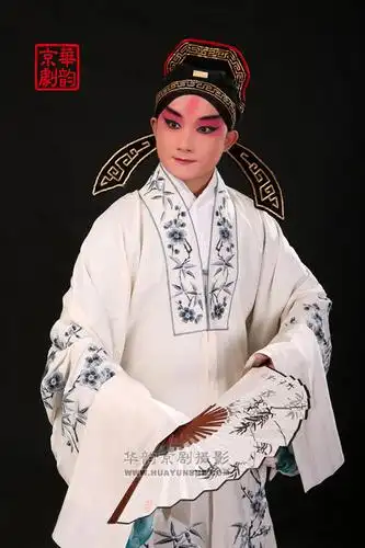 剪纸京剧小生图片