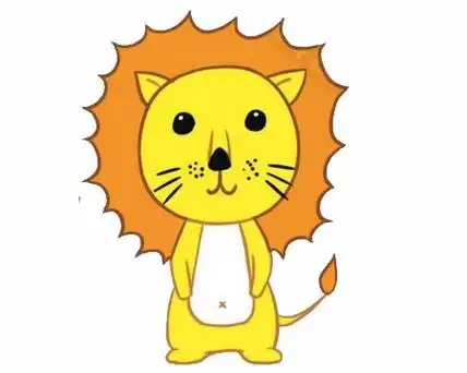 狮子简笔画图片
