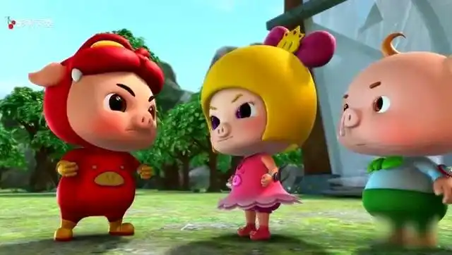 猪猪侠:猪猪侠和小菲菲一起小心地说一些事情