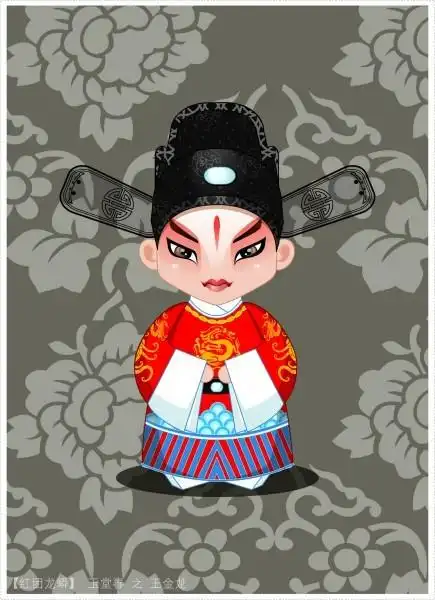 卡通京剧人物图片