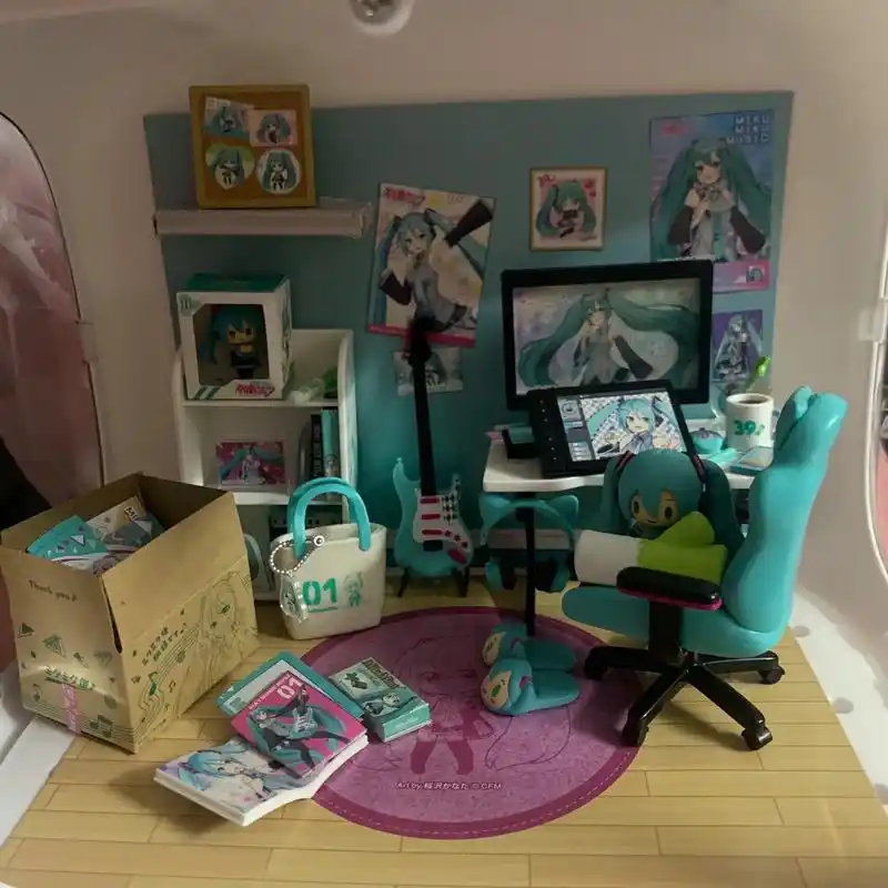 初音单推人房间!#二次元#初音未来 #miku #食玩 - 抖音