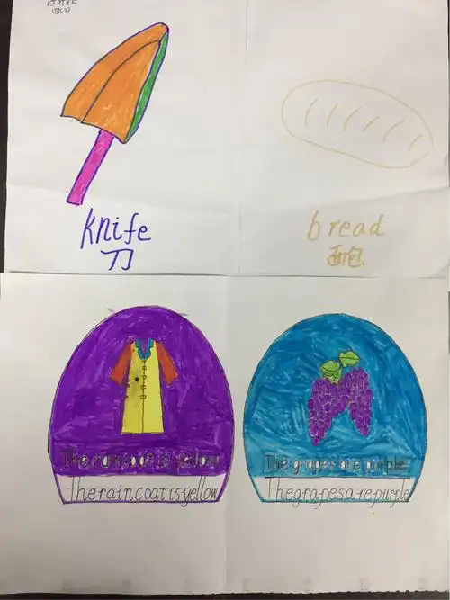 近日,实验小学英语组在三至四年级举行了"小学生英语单词卡片