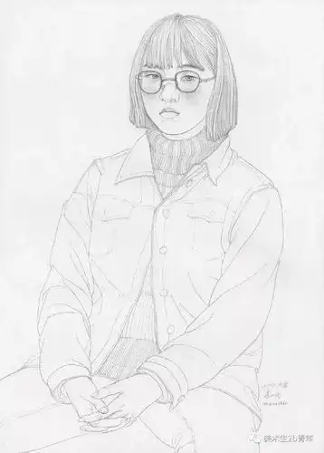 白描(素描)半身像系列—(清华造型强烈推荐)