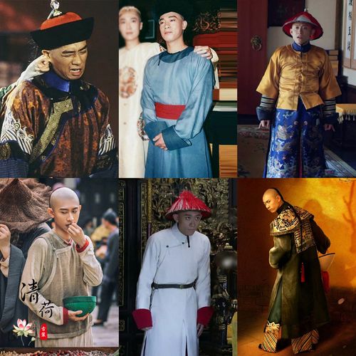 影视古装鹿鼎记同款古装张一山韦小宝古装黄马褂长衫清朝大臣服装