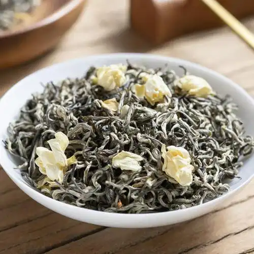 裕立正品 碧潭飘雪 茉莉花茶 绿茶叶罐装礼盒400g