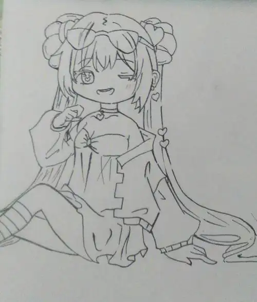 绘画迷你世界小艾