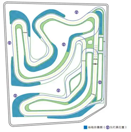 卡丁车场灯光这样设计,弯道超车更容易!