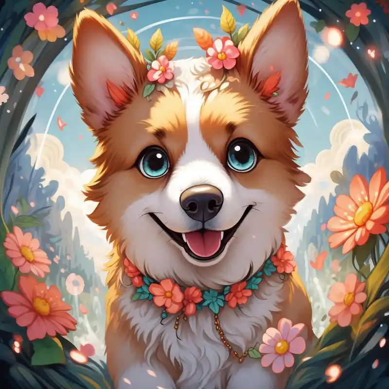 这里有一系列超可爱的狗狗卡通头像,每一个都让人忍不住想捏一捏它们