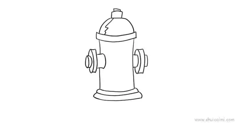 消防栓简笔画画法图解