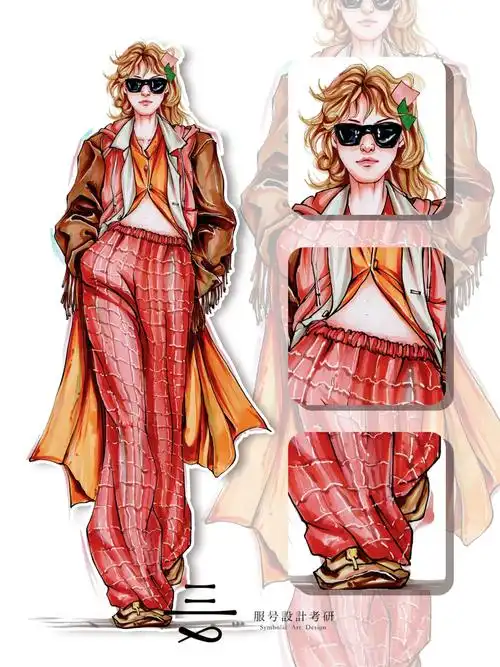 武纺服装设计考研休闲装服装效果