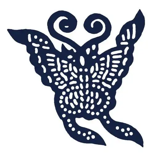 元新蓝蓝印花布工艺品为传统工艺融入新的技艺理念第五届中国服务旅游