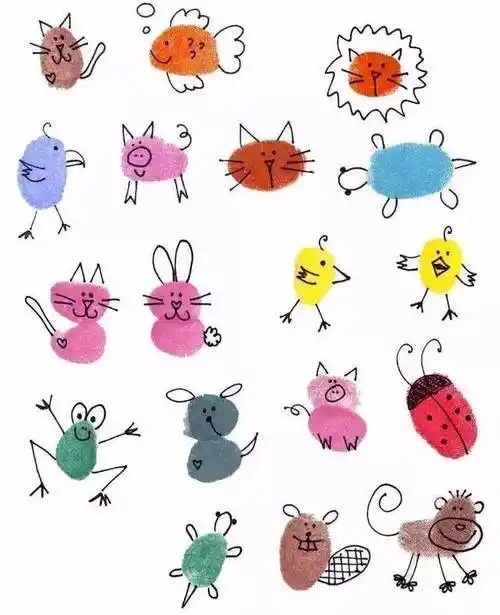 好玩的手指画|简单还好处多,快学起来吧!