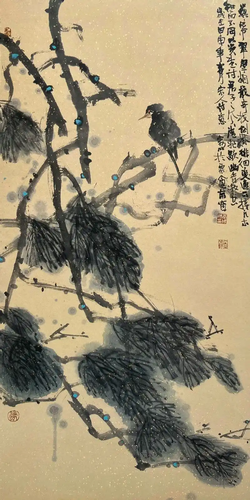 李成海先生国画作品欣赏.李成海号容川,斋号粟庵,赏荷轩,祖籍 - 抖音