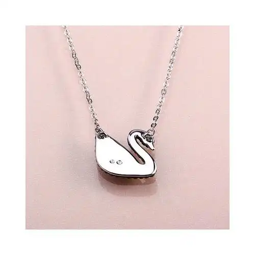 香港直邮swarovski施华洛世奇黑色iconicswan百搭女士小天鹅项链