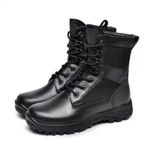 000人付款淘宝金猴作训鞋男女作战靴高帮皮鞋加绒户外休闲防滑训练鞋