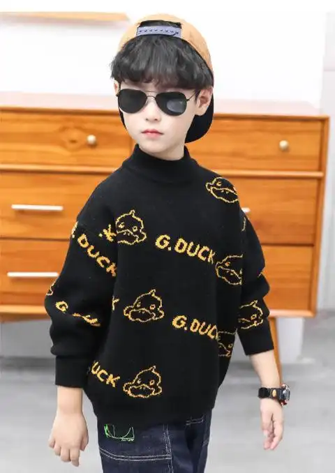 童装男童毛衣312岁小男孩冬天穿的毛衣打底秋冬款2021新款中大儿童线