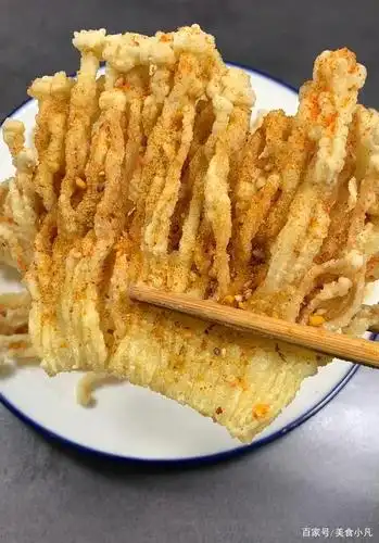 比烧烤摊还好吃的炸金针菇你吃过吗,看完学不会的我去你家教你