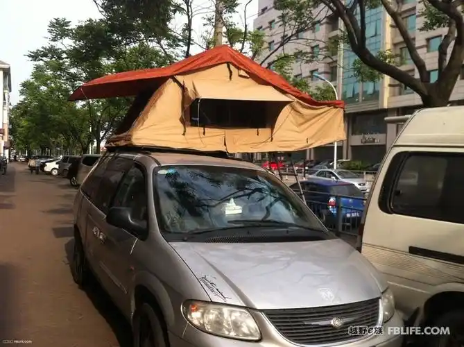 69 秀一下我的大捷龙背房子   昨晚一时兴起开车来到了东钱湖房车