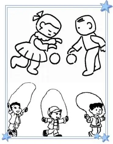 幼儿园场景简笔画幼儿园场景简笔画图片大全