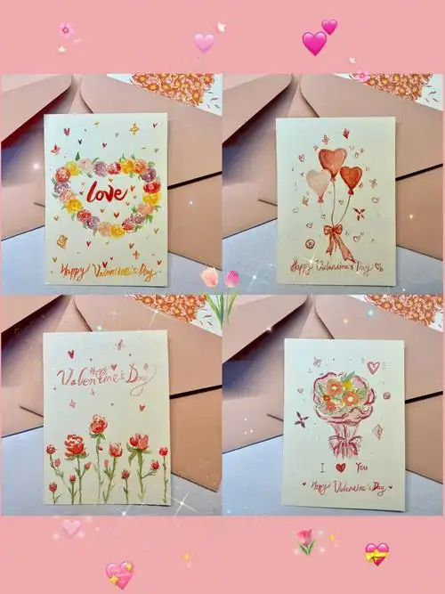 又是一年七夕🎋为爱的人亲手画一张贺卡吧节日仪式感不能少#水彩