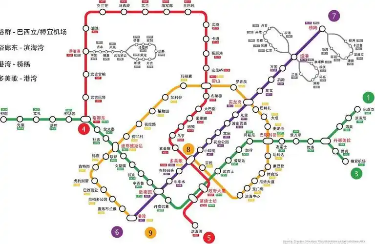 新加坡singapore地铁图