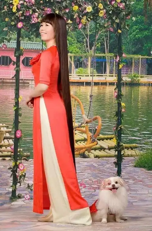 缅甸长发女my tam及腿长发图片57张