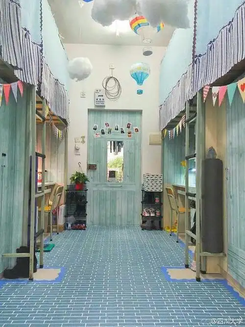 这样高颜值的寝室,好想住!