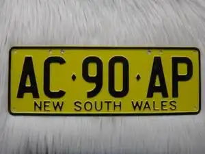 澳洲车牌照澳大利亚australia新南威尔士州nsw国外室内装饰ac90ap