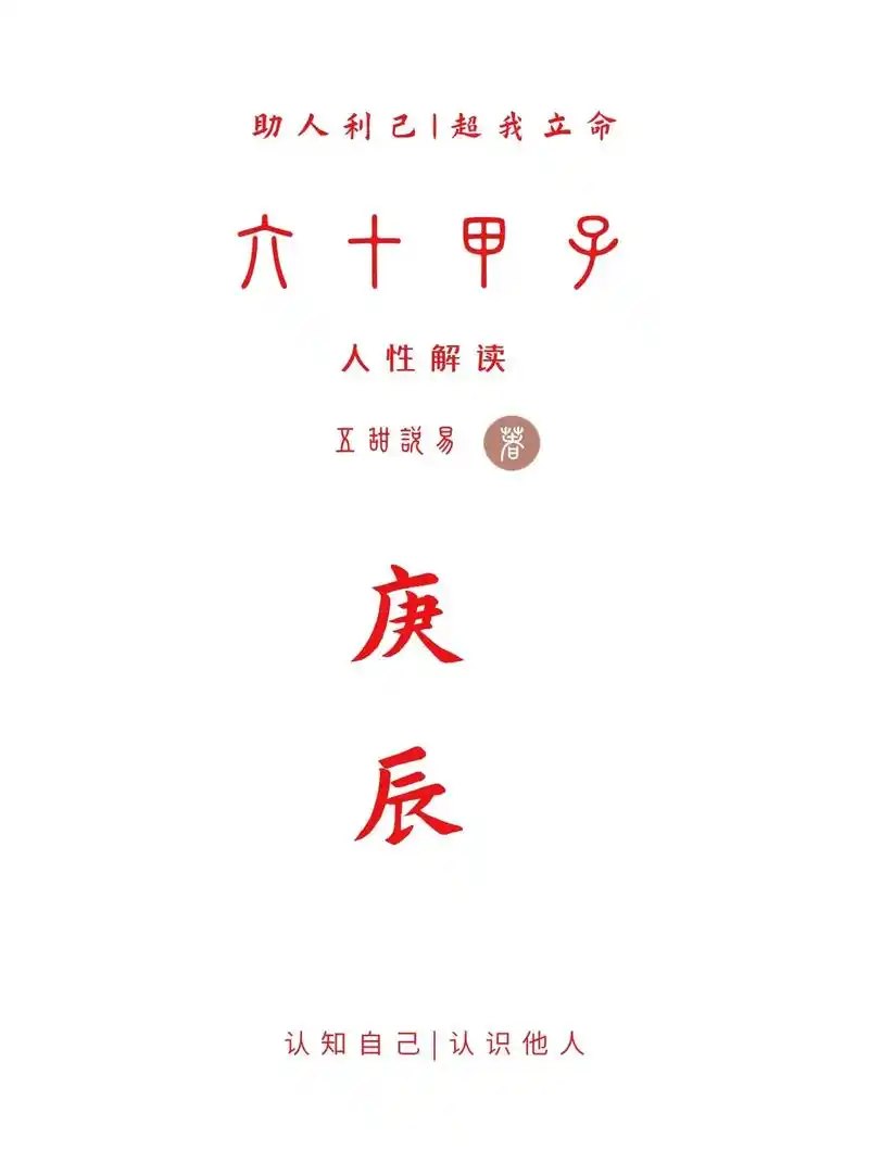 六十甲子—庚辰."聪明果敢是庚辰" "正直忠信非常人" #传 - 抖音