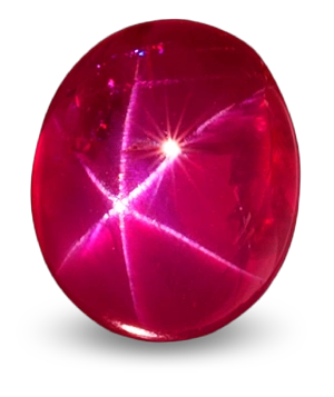 缅甸星光红宝石