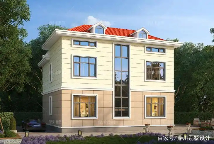 4套平坡屋顶结合小别墅,实用大气降低造价,南北方都可以建