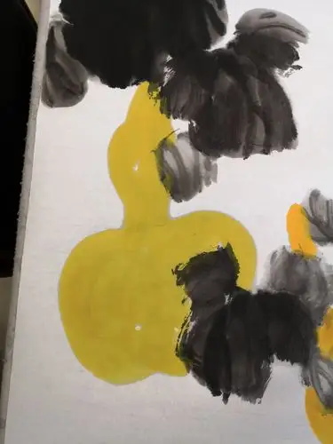 写意花鸟学习课程之十八 ——— 葫芦的画法示范1 (魏老师)