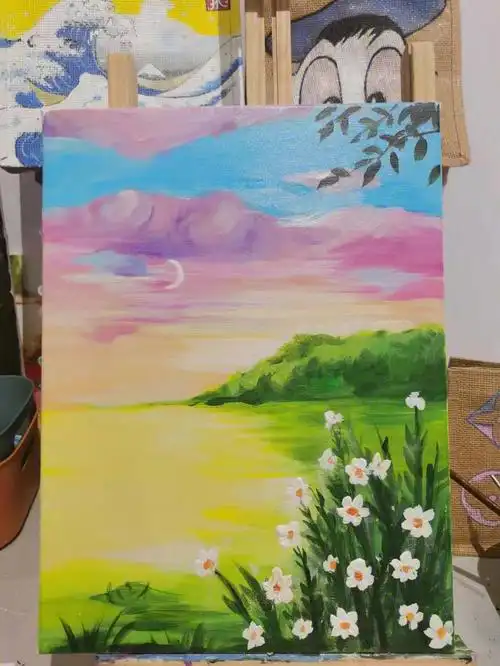 零基础丙烯画临摹99989097