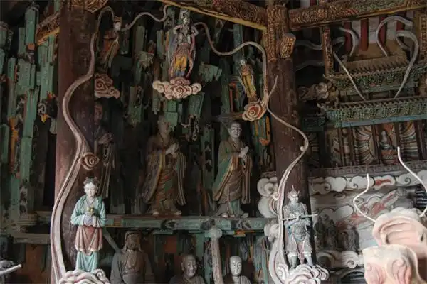 太山观音堂悬塑太原佛教圣地的孤品