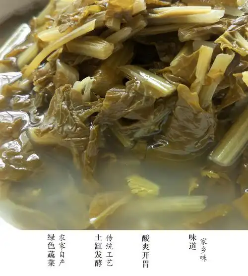 汉中浆水菜陕西特产广元土酸菜宁强浆水菜酸菜油菜浆水腌菜 宁强油菜