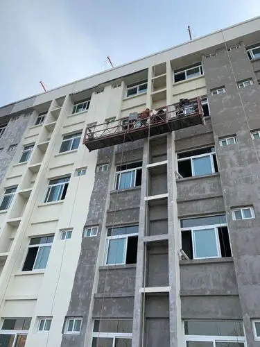 宿舍楼外墙腻子施工