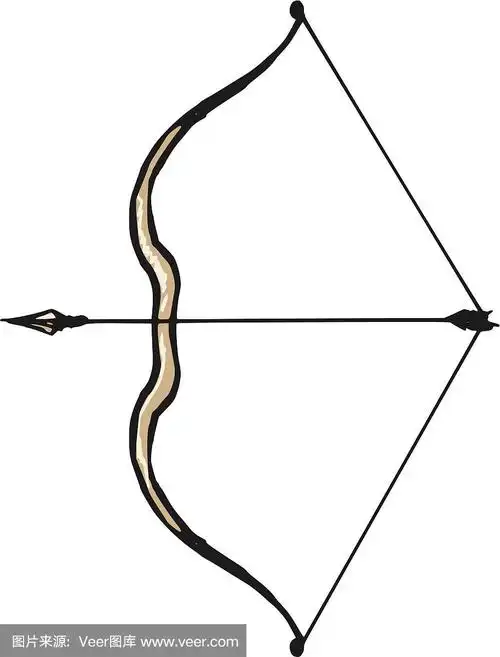 弓箭,轮廓,白色背景,图像,摇滚乐