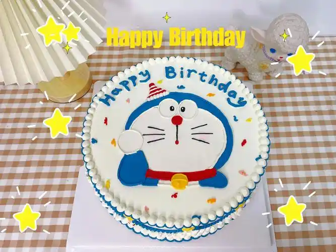 手绘蛋糕 #最好吃的动物奶油蛋 - 抖音