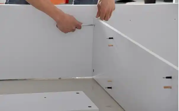 高箱储物床的安装方法,板式储物床安装图