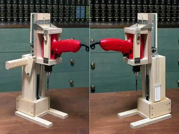 【转载】低成本自制台钻