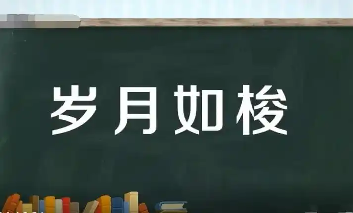 岁月如梭的近义词是什么