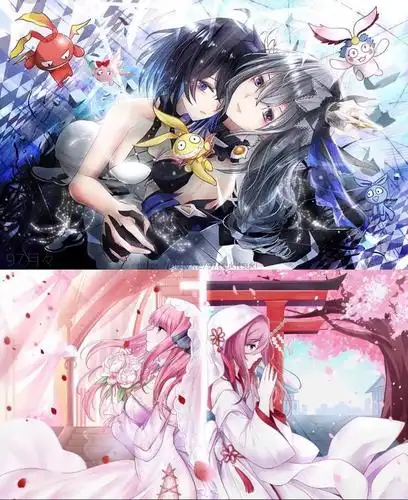 二次元动漫闺蜜图