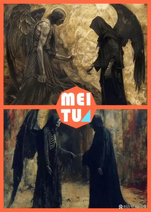 趣知|死神  死神是古希腊神话中的神祇,即死亡之神,他是冥界之王