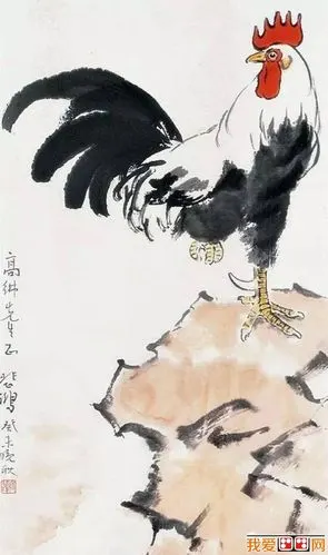 徐悲鸿公鸡图作品赏析